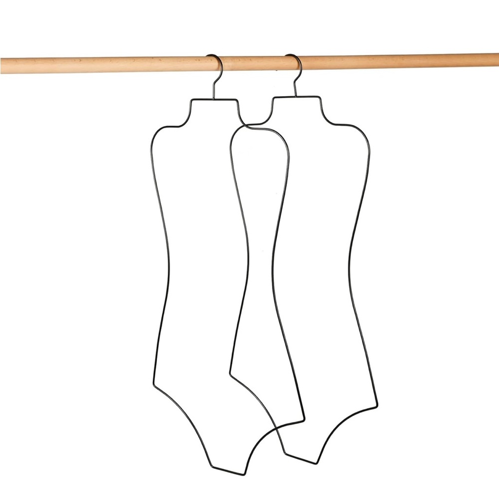 Last set! Black Wire Hanger Set bikini lingerie swimwear display selling